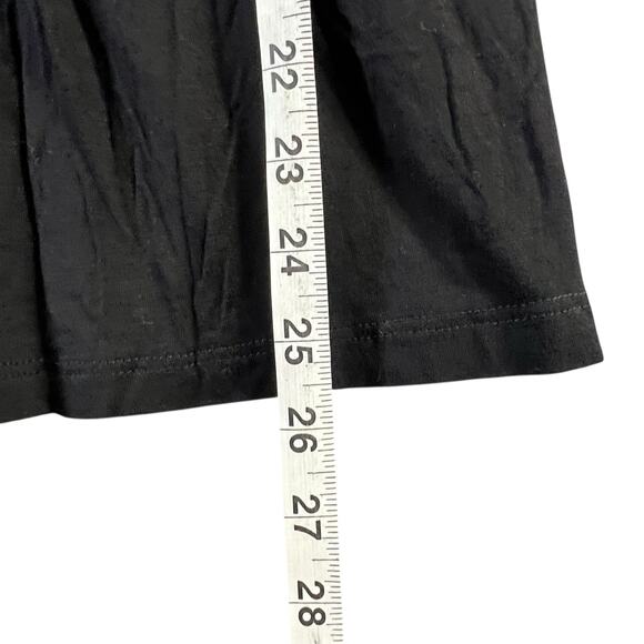 Soprano Y2K Babydoll Top Womens M Black Cold Shoulder Empire Flowy Whimsygoth - Picture 9 of 13